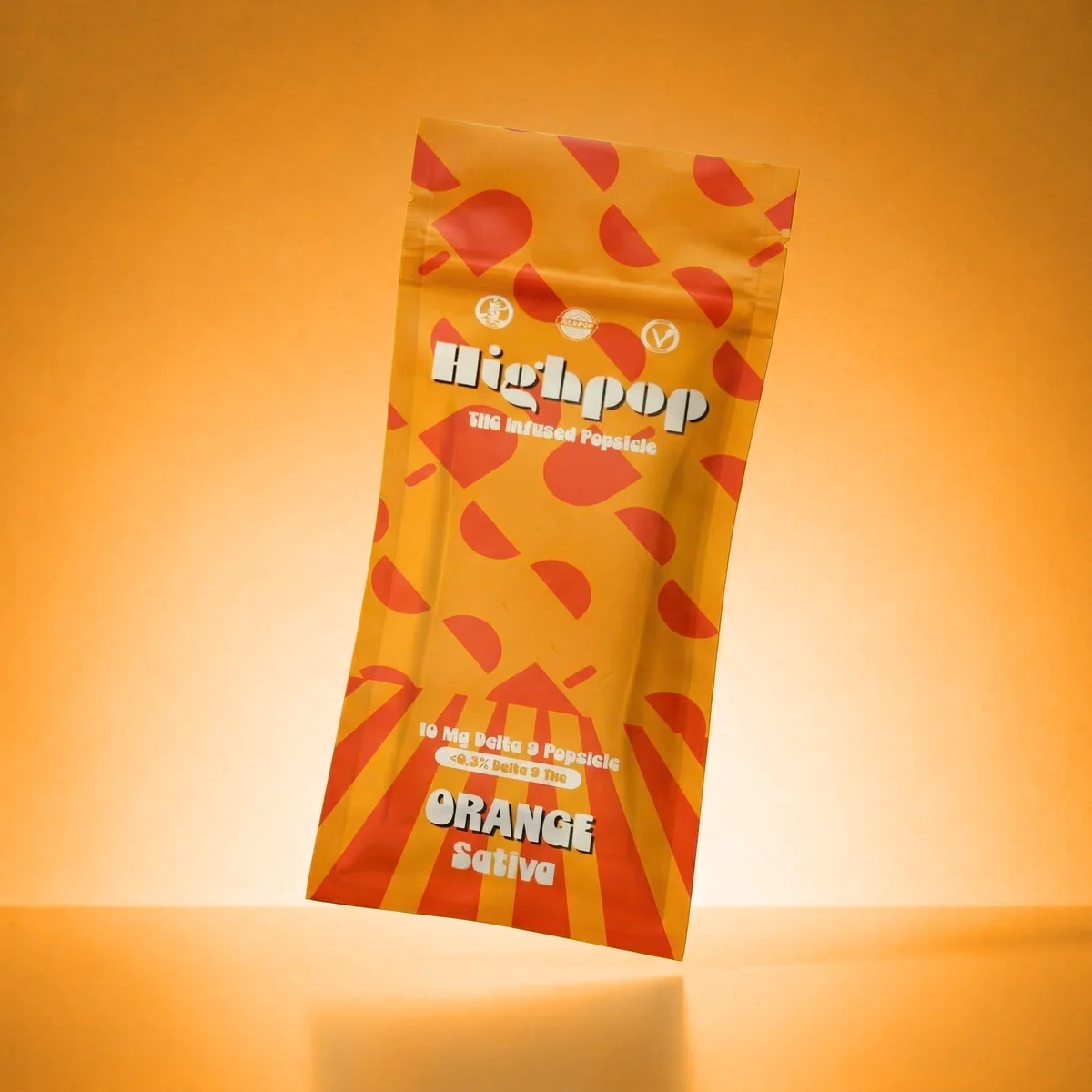 Orange Pop hemp-derived THC product