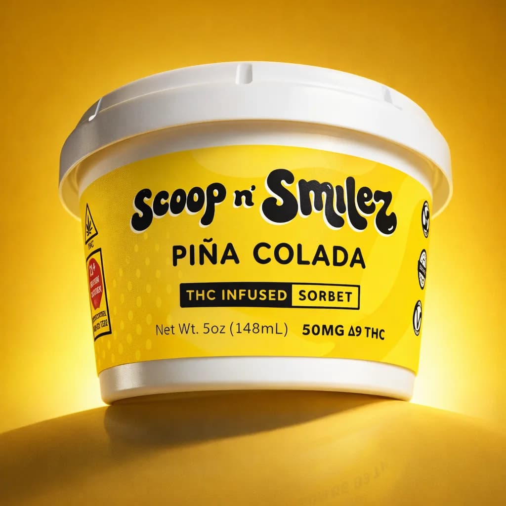 Piña Colada Sorbet hemp-derived THC product
