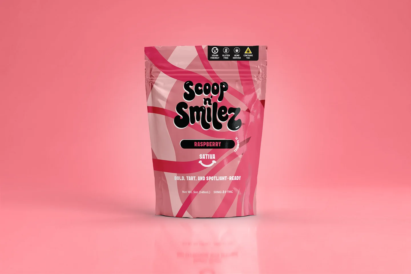 Raspberry Gummies hemp-derived THC product
