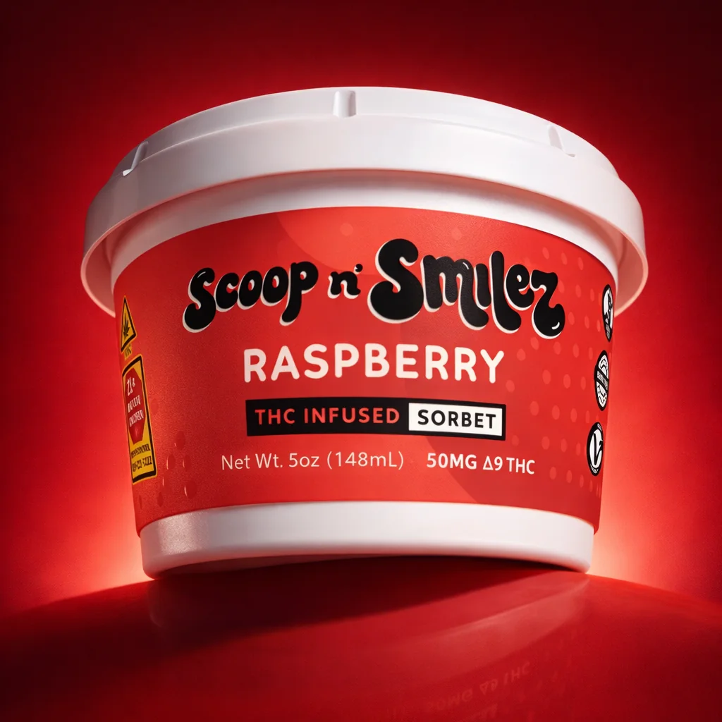Raspberry Sorbet hemp-derived THC product